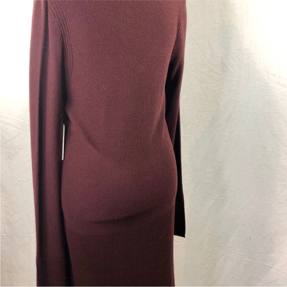Free People Knit Tunic NWT Burgundy - Picture 5 of 7